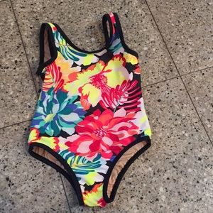 Floral bathing suit